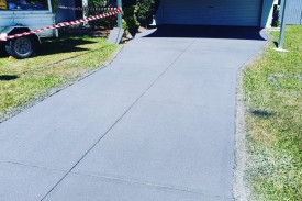 Avista Liquid Tile after driveway Bluestone