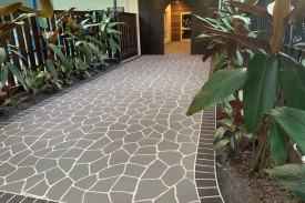 Liquid Tile Stencil Day Care Centre