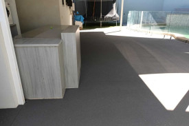 ShieldCoat StencilShield after Patio Outdoor Kitchen Wallaby 3