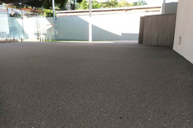 ShieldCoat StencilShield after Patio Outdoor Kitchen Wallaby 4