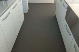 ShieldCoat StencilShield after Patio Outdoor Kitchen Wallaby