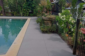 ShieldCoat StencilShield after Pool Surround Windspray