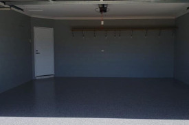 Garage floor after UltraFlake