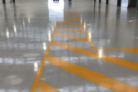 Plain Coat System EPO100T N43 Pipeline Grey with Line Marking